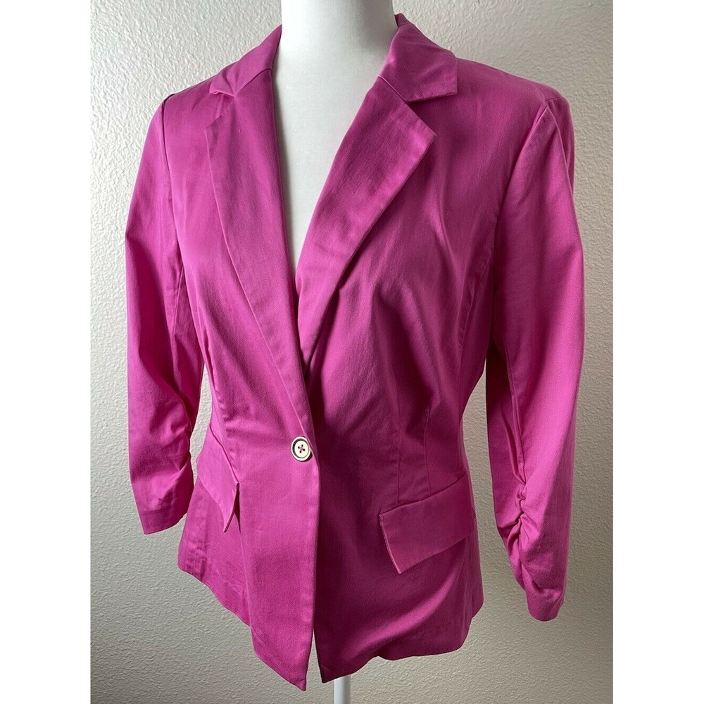 SOFIA VERGARA Pink 3/4 Sleeve Blazer‎ Suit Jacket, Sz Medium M